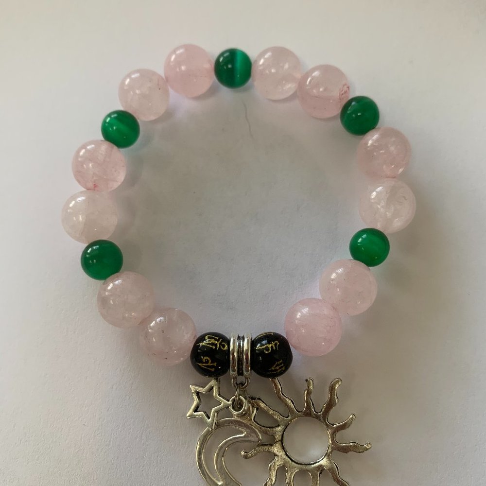 Rosed Quartz &Aventurine Bracelet
